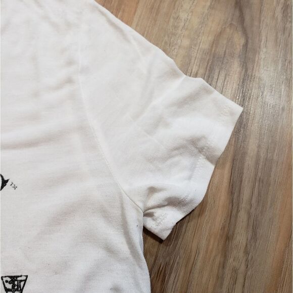 🧚♀️Harry Potter White Screenprint Hi-Low Short Sleeve Top Small - Picture 3 of 10